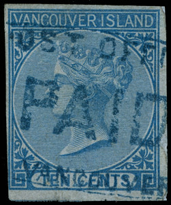 Canada / British Columbia and Vancouver Island Scott 4 Gibbons 12 Used Stamp