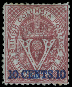 Canada / British Columbia and Vancouver Island Scott 15 Gibbons 24 Mint Stamp