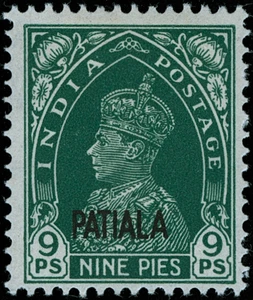India / Patiala Scott 98-101 Gibbons 98-101 Mint Set of Stamps