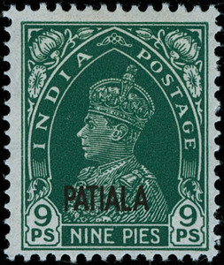 India / Patiala Scott 98-101 Gibbons 98-101 Mint Set of Stamps