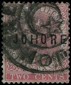 Malaya / Johore Scott 2 Gibbons 3 Used Stamp