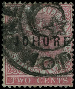 Malaya / Johore Scott 2 Gibbons 3 Used Stamp