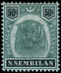 Malaya / Negri Sembilan Scott 5-14 Gibbons 5-14 Mint Set of Stamps