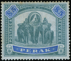 Malaya / Perak Scott 60 Gibbons 79 Mint Stamp