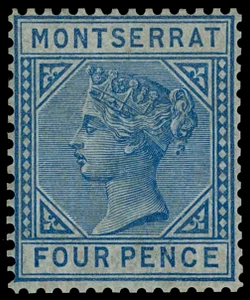 Montserrat Scott 9 Gibbons 11 Mint Stamp