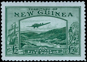 New Guinea Scott C44-C45 Gibbons 204-205 Never Hinged Set of Stamps