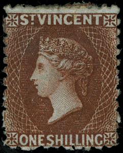 St. Vincent Scott 10 Gibbons 14 Mint Stamp