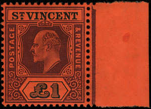 St. Vincent Scott 89 Gibbons 93 Never Hinged Stamp