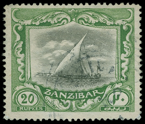Zanzibar Scott 135 Gibbons 260b Used Stamp (1)