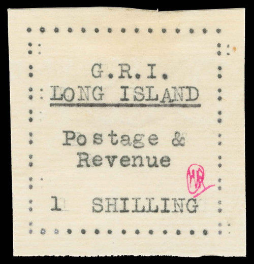 Long Island Scott 20V Gibbons 20 Mint Stamp