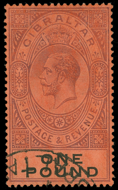 Gibraltar Scott 75 Gibbons 85 Used Stamp