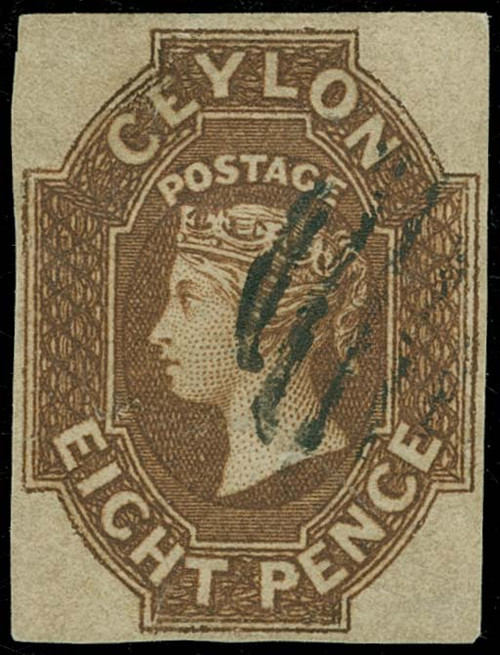 Ceylon Scott 8 Gibbons 7 Used Stamp