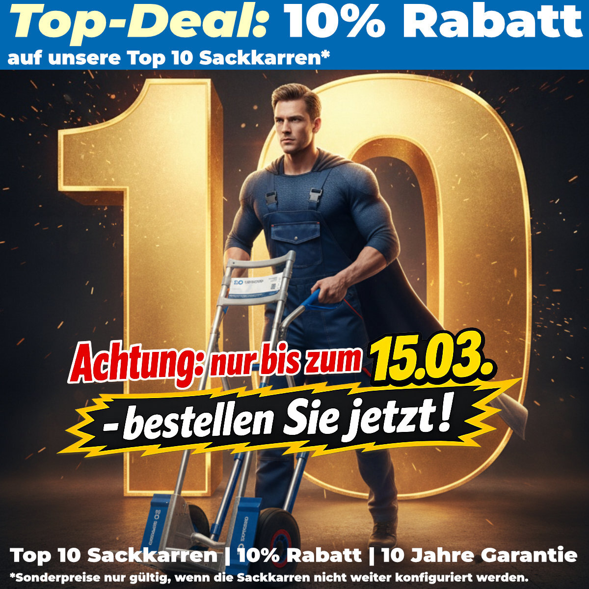 Die beste Sackkarre für DEINEN Job!