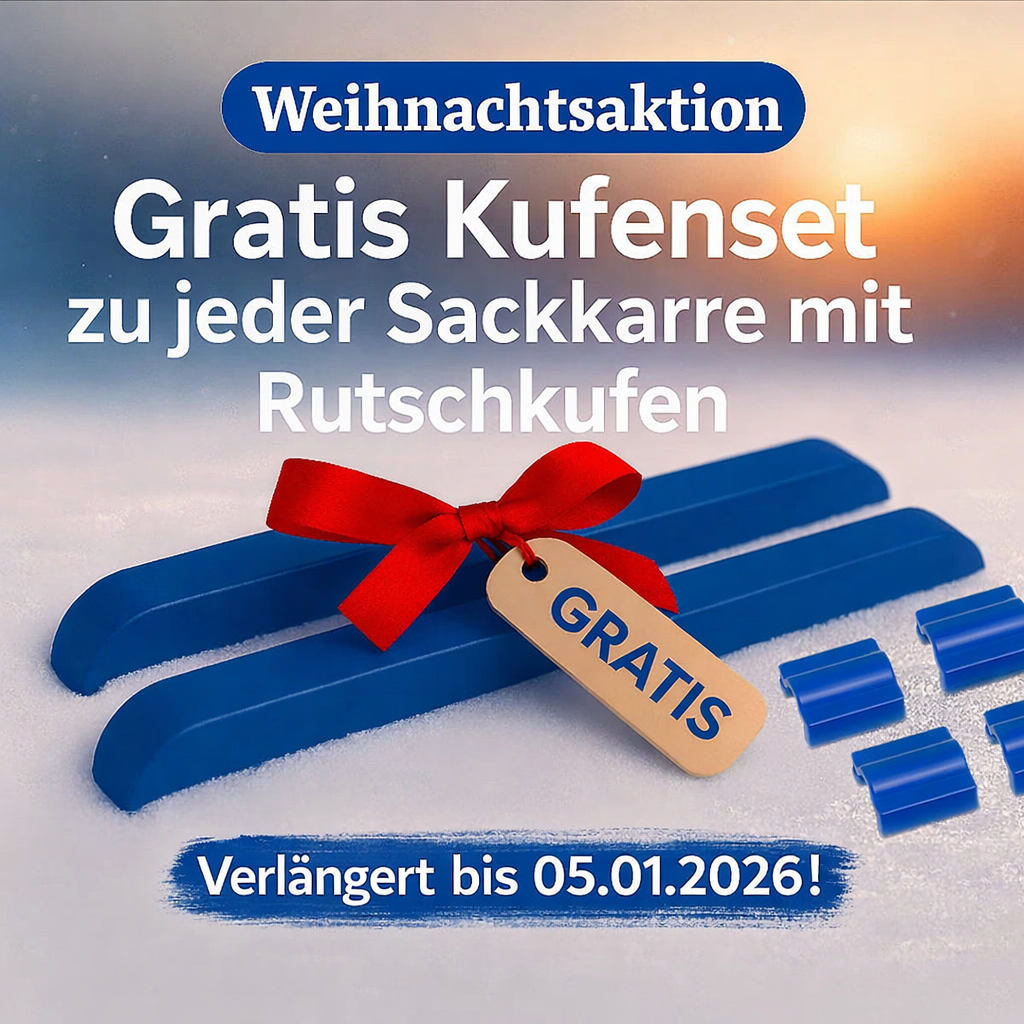 Gratis Kufenset zu jeder EXPRESSO Sackkarre mit Rutschkufen