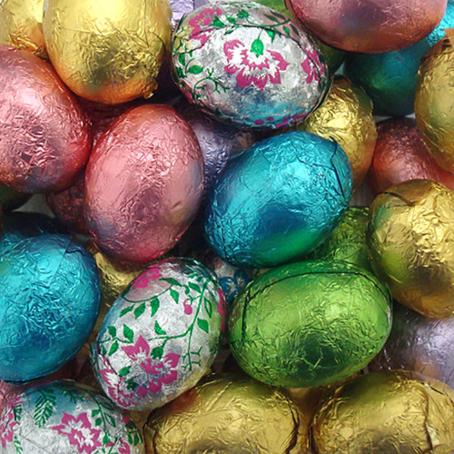 8 oz Milk Choc Foil Eggs