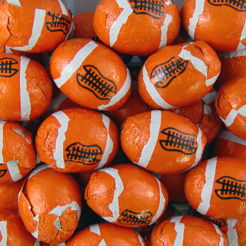 8 oz Foil Chocolate Footballs 8 oz Foil Chocolate Footballs