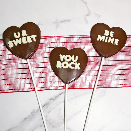 3.25 oz. Milk Chocolate Heart Pop