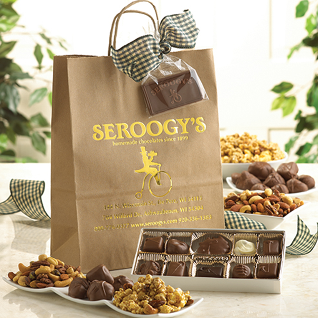 Seroogy's Chocolates Classy Brown Bag