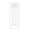 Flat Panel Wood Door (DM9500)