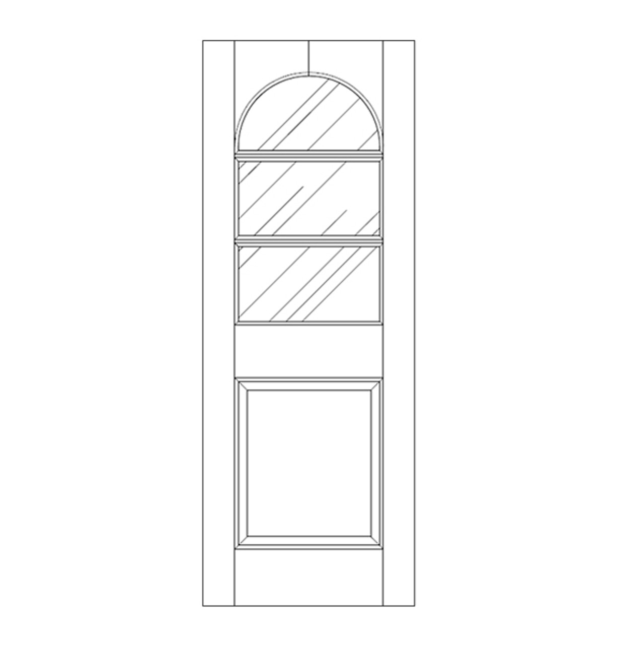 Glass Door (DR04200G1) Good's Millwork