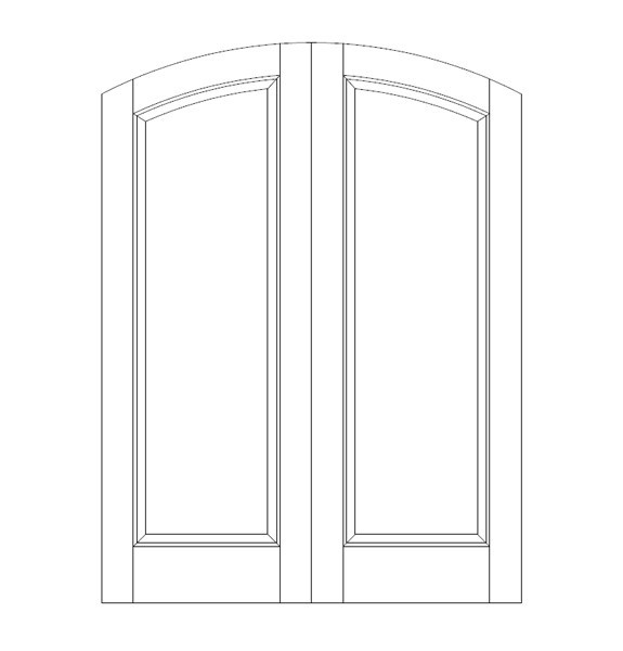 1Panel Wood Door Goods Millwork