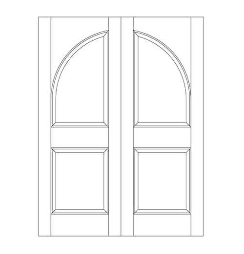 2-Panel Wood Door (DR2200CA)
