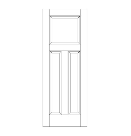 3-Panel Wood Door (DR03040-P2)
