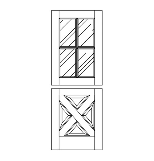 Wood Dutch Door (DD8090)