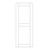 Flat Panel Wood Door (DR02000-P5)