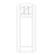 Flat Panel Wood Door (DR04520-G1)