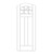 Flat Panel Wood Door (DR08580-G1)