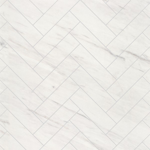 Levanto Marble Herringbone Tile Multipanel Panel