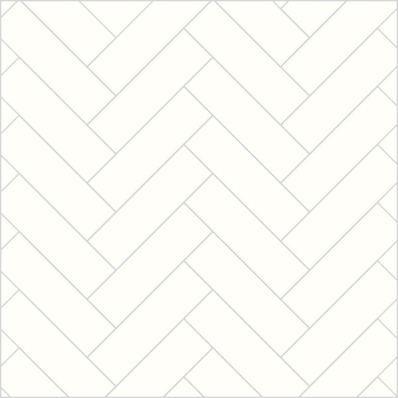 Alpine White Herringbone Tile Multipanel Panel