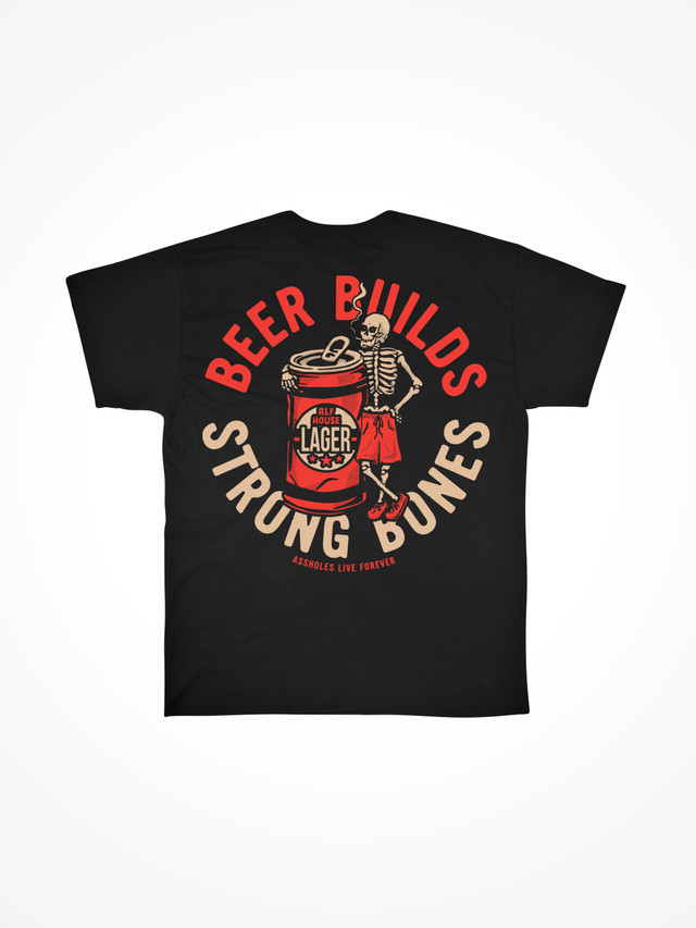 BEER BUILDS STRONG BONES  