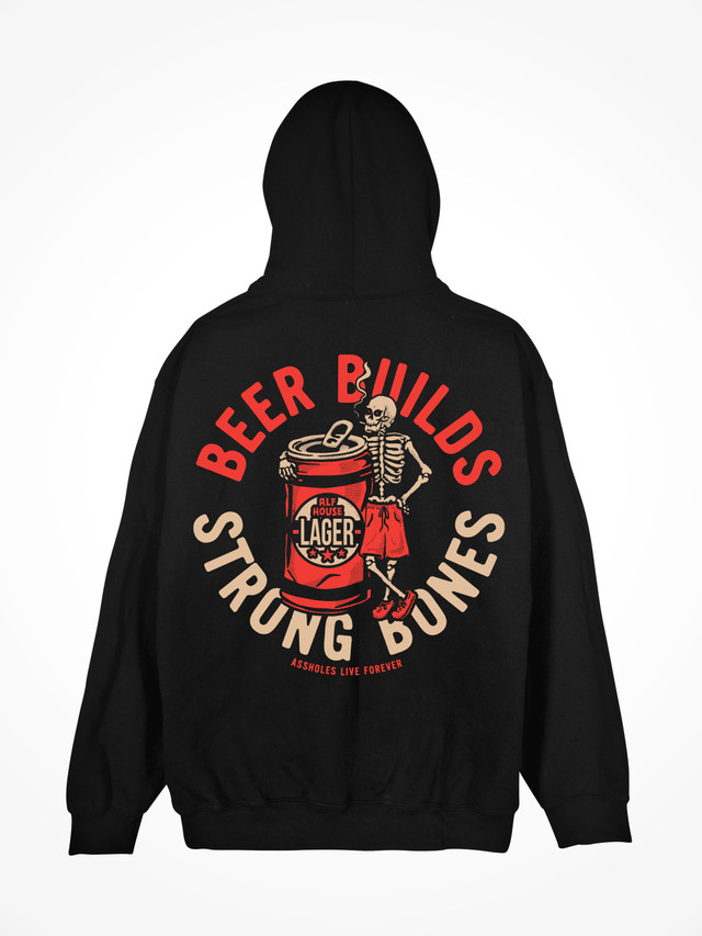 BEER BUILDS STRONG BONES  