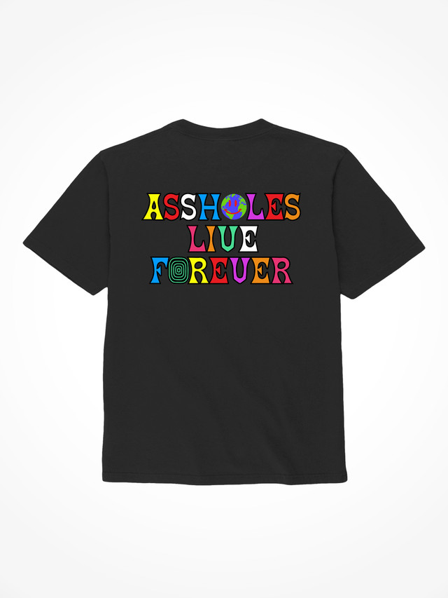 Asshole World - Black T-Shirt