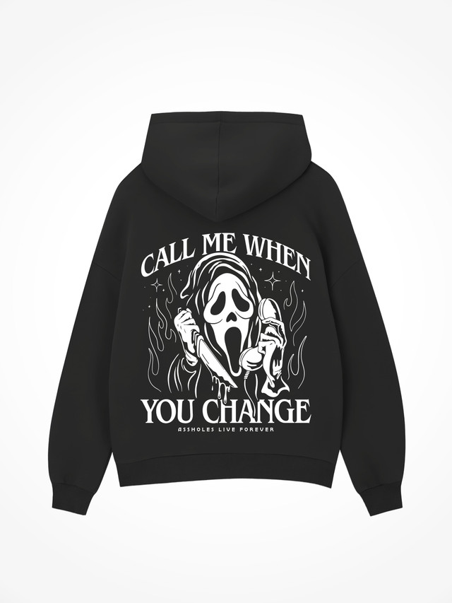 Call Me - Black Hoodie