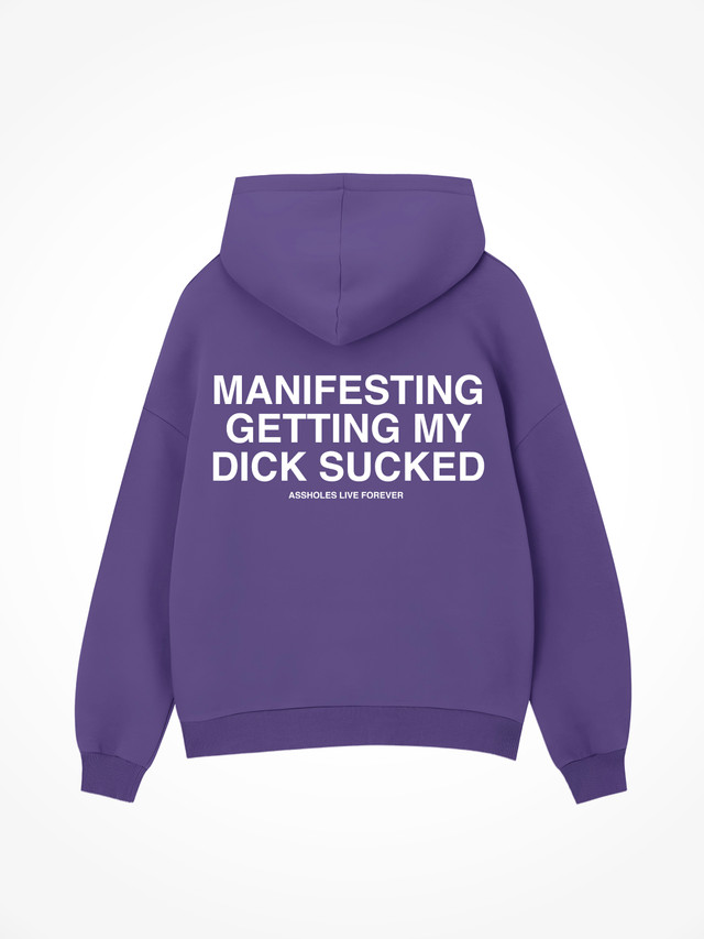 Manifesting - Purple Hoodie