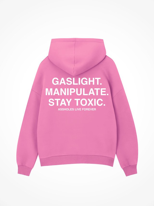 Stay Toxic - Safety Pink Hoodie