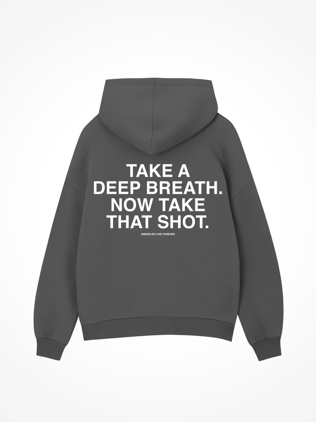 Take That Shot - Charcoal Hoodie