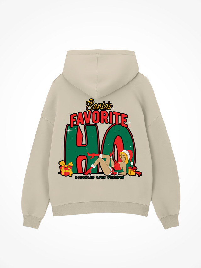 Santas Favorite Ho - Sand Hoodie