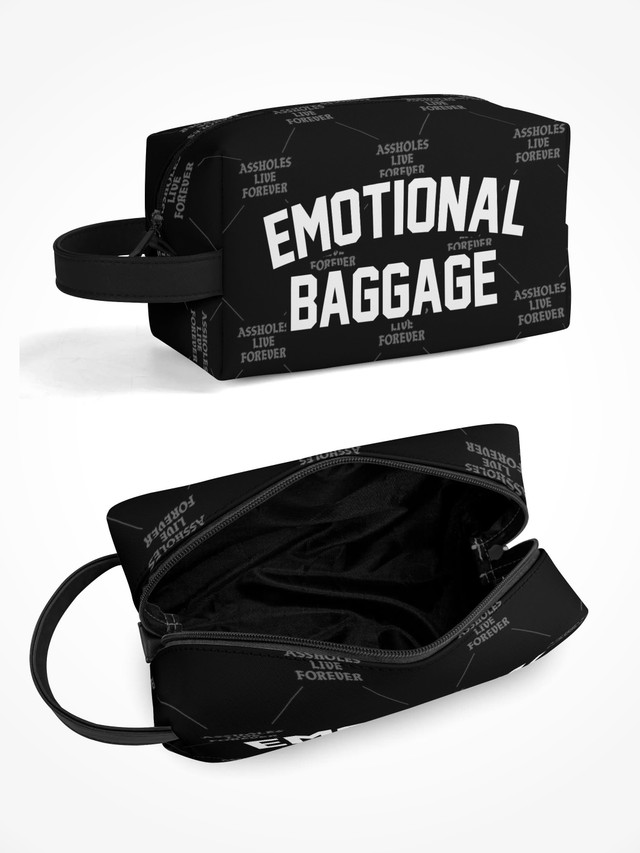 Toiletrie Bag - EMOTIONAL BAGGAGE ALF TILE BLACK