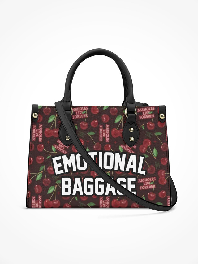 Handbag With Strap - EMOTIONAL BAGGAGE CHERRIES