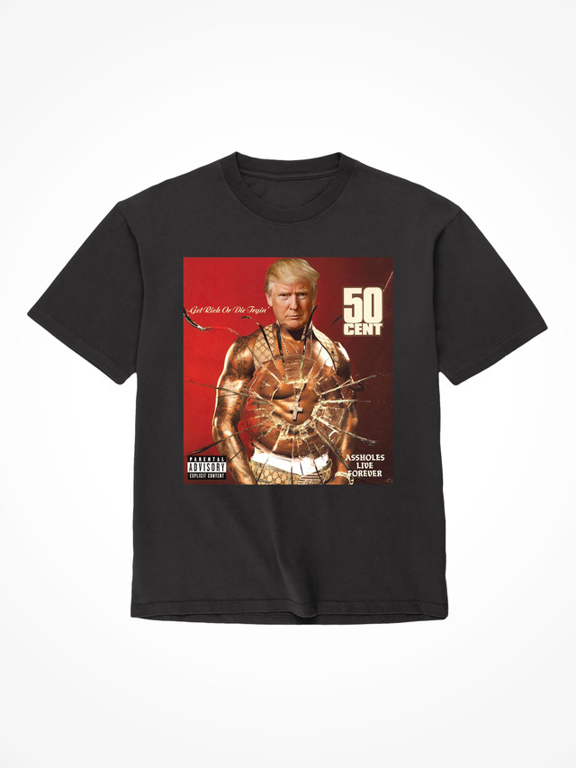 Many Men Trump - Black T-Shirt