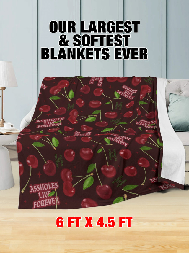 Fleece Blanket - ALF CHERRIES