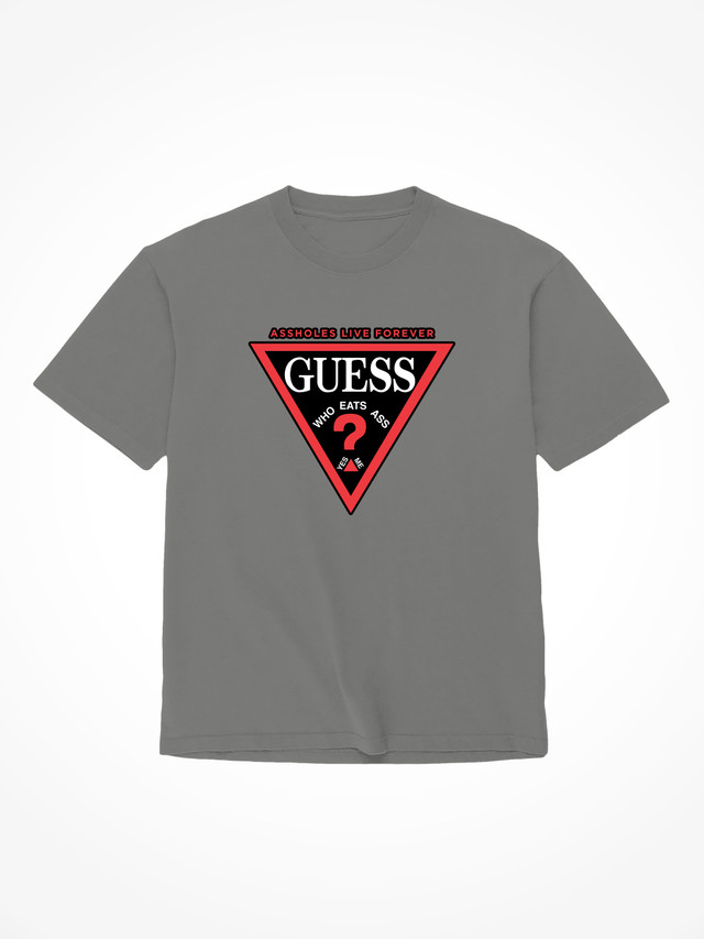 Guess Who Eats Ass - Charcoal T-Shirt