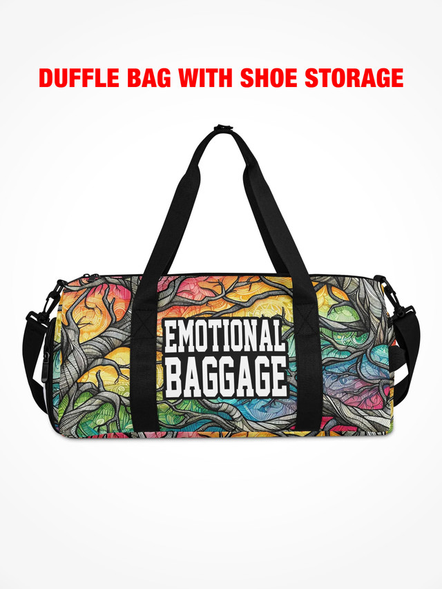 Duffle Bag - EMOTIONAL BAGGAGE - Rainbow Trees