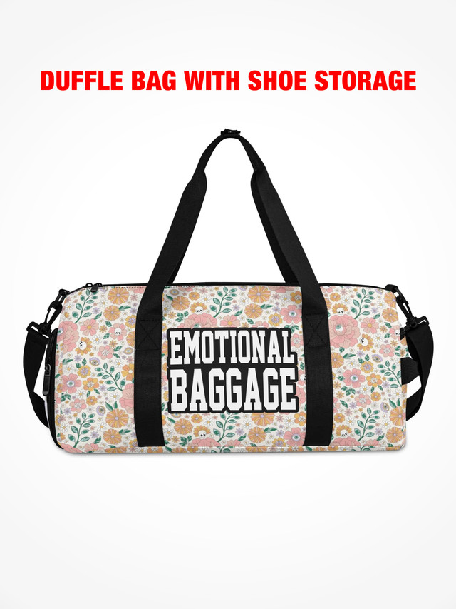 Duffle Bag - EMOTIONAL BAGGAGE - Daisy Skull