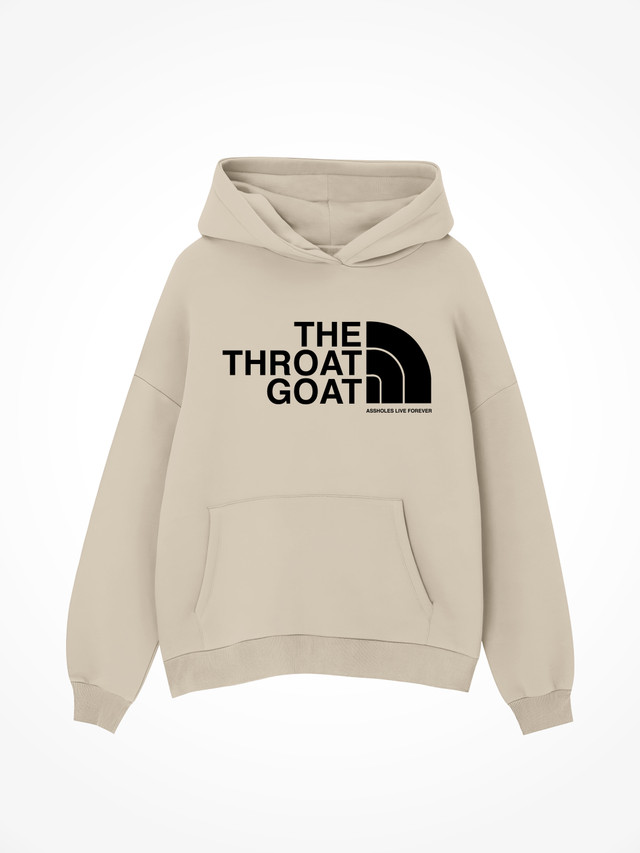 Throat Goat - Sand Hoodie