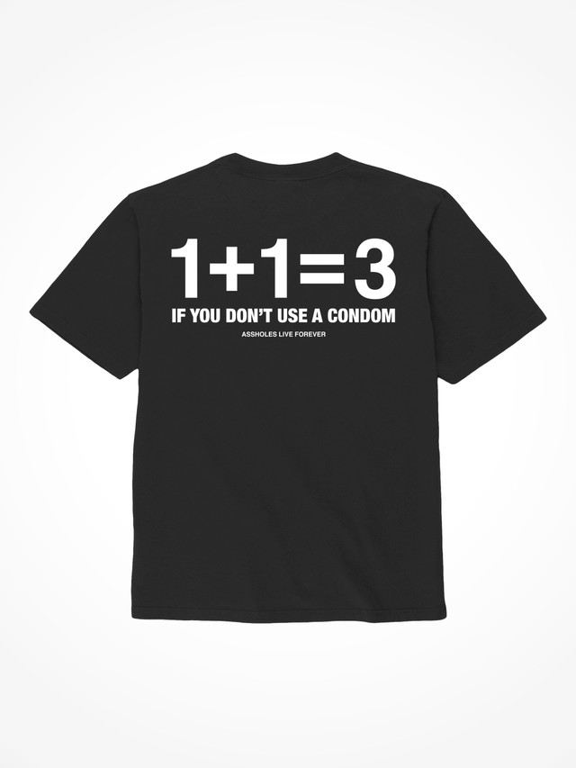 One Plus One - Black T-Shirt